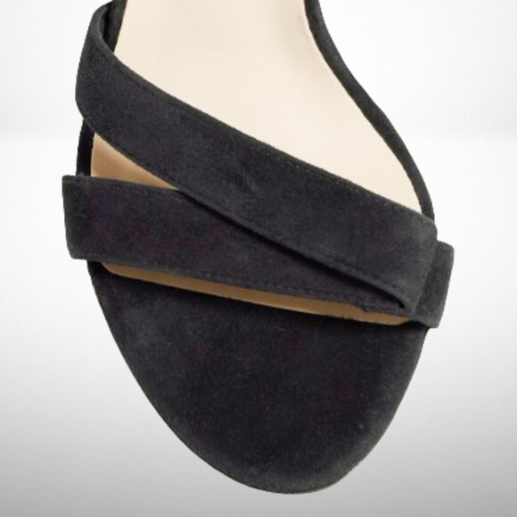 BANANA REPUBLIC ITALIAN CRAFED TERRAZZO SUEDE HIGH-HEEL SANDAL - SIZE 9 - Picture 6 of 12